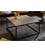 Invicta Interior Design salontafel SYMBIOSE 75cm betongrijs keramiek made in Italy - 40671