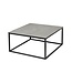 Invicta Interior Design salontafel SYMBIOSE 75cm betongrijs keramiek made in Italy - 40671