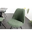 Invicta Interior Design stoel SCANDINAVIA MEISTERSTÜCK groen koord zwart metalen frame - 43698