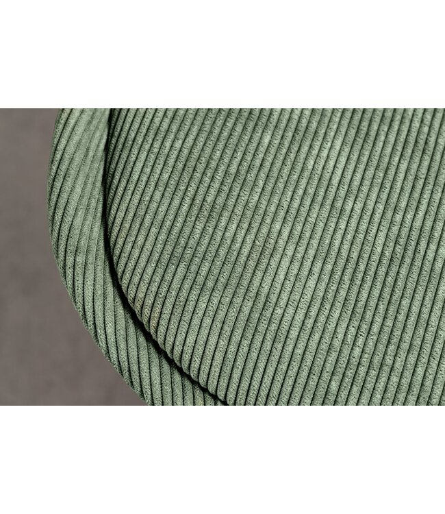 Invicta Interior Design stoel SCANDINAVIA MEESTERSTUK groen koord zwart metalen frame - 43698