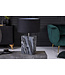 Invicta Interior Design tafellamp NOBLE 55cm zwart marmeren voet stoffen kap - 40901