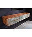 Invicta Interior Massief houten TV-lowboard MOUNTAIN SOUL 160cm hangend echt natuursteen acacia - 43482