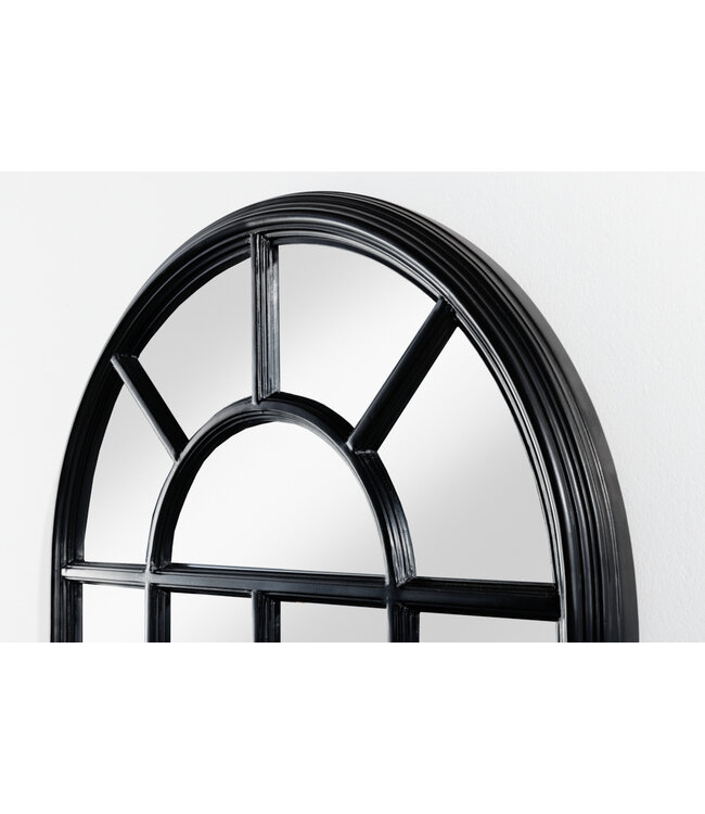 Invicta Interior Design wandspiegel CASTILLO 140cm zwart raam in landelijke stijl - 43631