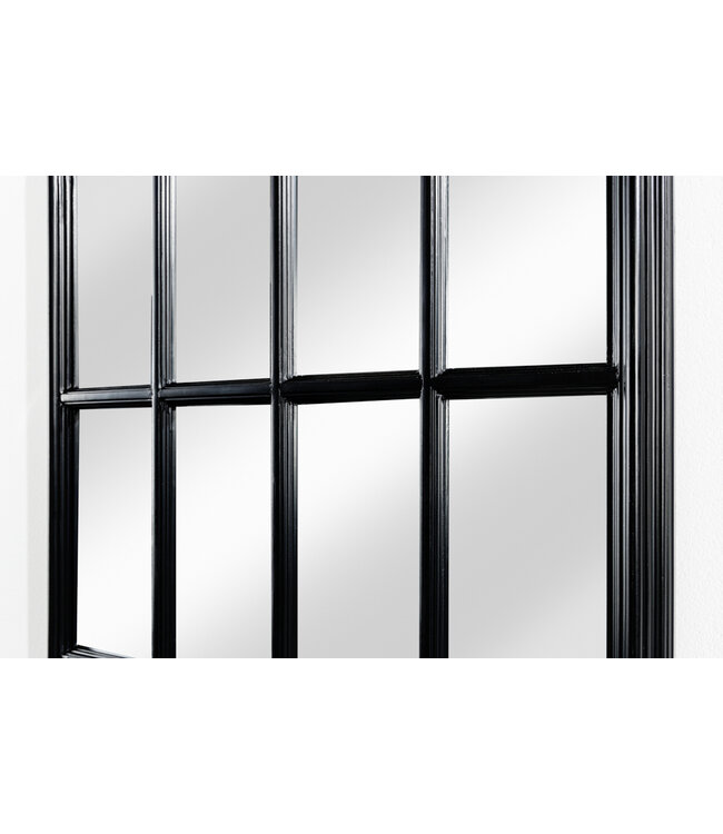 Invicta Interior Design wandspiegel CASTILLO 140cm zwart raam in landelijke stijl - 43631