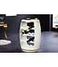 Invicta Interior Design wijnvat BODEGA WIT 65cm witgoud grenen flessenrek 14 flessen - 43563