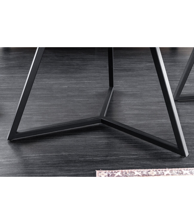 Invicta Interior Moderne salontafel MARVELOUS 90cm wit marmeren keramiek gemaakt in Italie - 42142