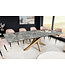 Invicta Interior Uitschuifbare eettafel MARVELOUS 180-220-260cm grijs koper roest keramiek gemaakt in Italië - 43841
