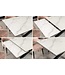 Invicta Interior Uitschuifbare eettafel MARVELOUS 180-220-260cm wit marmer keramiek gemaakt in Italië - 43842