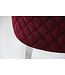 Invicta Interior Barokstoel CASTLE DELUXE rood fluwelen leeuwenkop Chesterfield design eetkamerstoel klinknagels - 40472