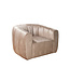 Invicta Interior Draaibare design fauteuil BABYLON champagne fluwelen lounge cocktailstoel - 43529