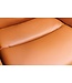 Invicta Interior Draaibare design stoel BIG GEORGE cognac echt leer microfiber met armleuning retro - 43637