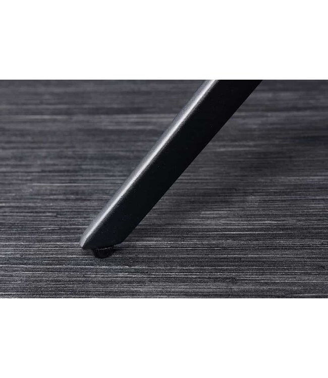 Invicta Interior Draaibare design stoel ALPINE grijsbruin zwart metalen poten armleuningen - 43718