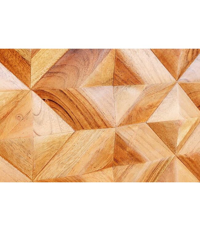 Invicta Interior Massief houten tv-meubel ALPINE 145 cm natuurlijke acacia retro-design honingkleurige afwerking - 43736