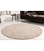 Invicta Interior Designtapijt WOL 150cm beige rond wol handgemaakt - 43056