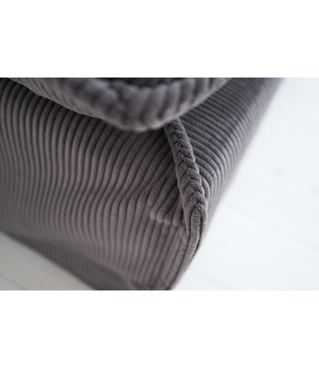 Invicta Interior Grote voetenbank HEAVEN 100cm grijs koord modern design - 43444