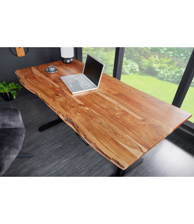 Invicta Interior Bueaublad MAMMUT 160cm natuurlijk acacia massief hout boomrand - 43667