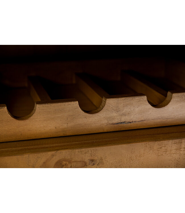 Invicta Interior Massief houten dressoir THOR 195cm vintage bruin grenen gerecycled industrieel - 43679
