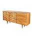 Invicta Interior Massief houten dressoir ALPINE 145 cm natuurlijke acacia retro design honingkleurige afwerking - 43737