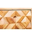 Invicta Interior Massief houten bureau ALPINE 135 cm natuurlijke acaciahoningafwerking met opberglades - 43738
