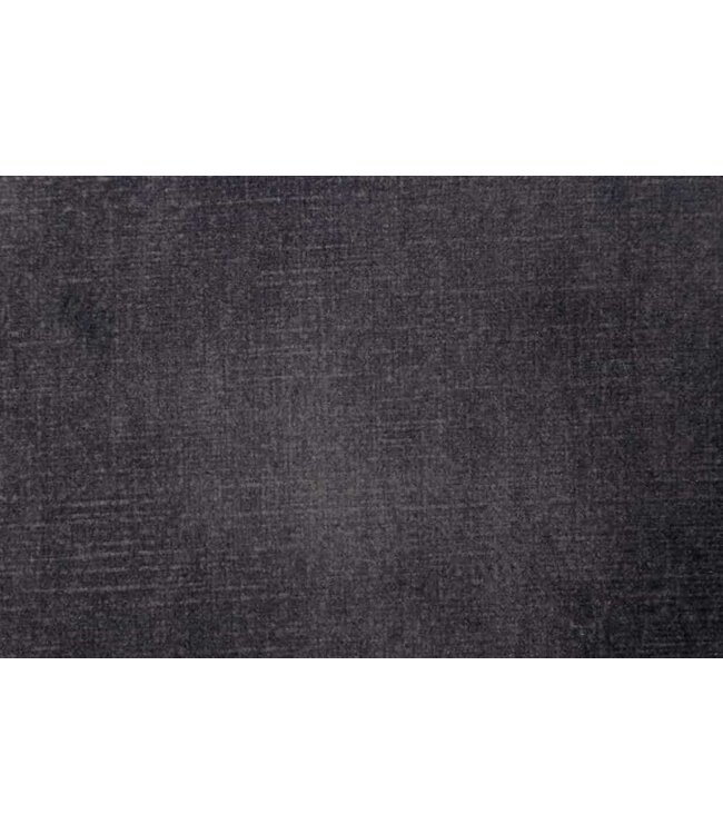 Invicta Interior Moderne fauteuil SCANDINAVIA grijs fluweel zwart metalen poten met armleuningen - 44020