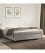 Vida XL Boxspring met matras fluweel lichtgrijs 200x200 cm SKU: V3144699