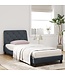 Vida XL Bed met matras fluweel donkergrijs 90x190 cm SKU: V3208629