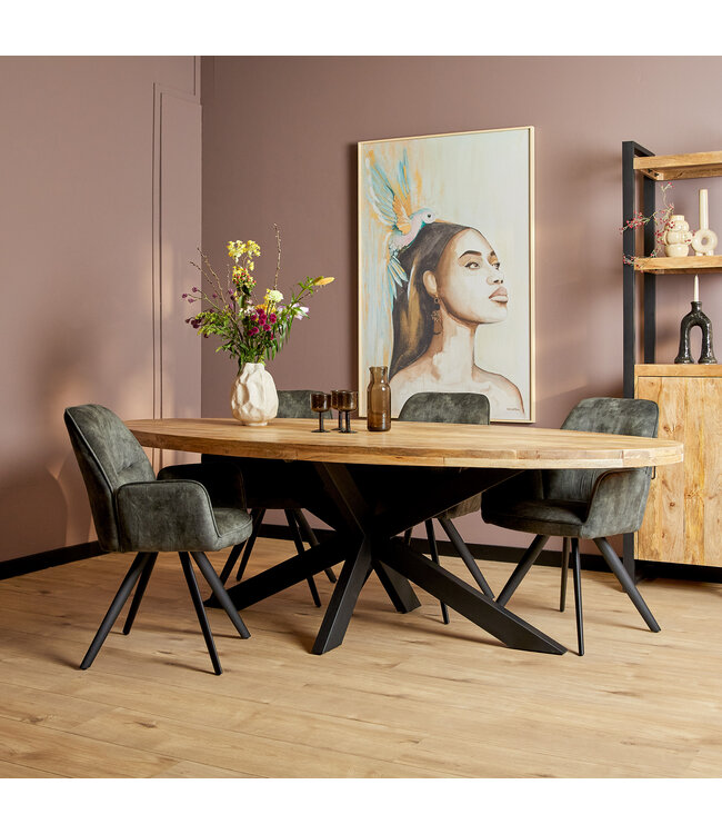 Starfurn Eetkamertafel Denver | Ovaal | Mangohout | 240 cm STF-527