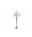 Invicta Interior Kandelaar MODERN BAROK 120 cm zilveren 5-armige kroonluchter aluminium gepolijste kandelaar - 17365