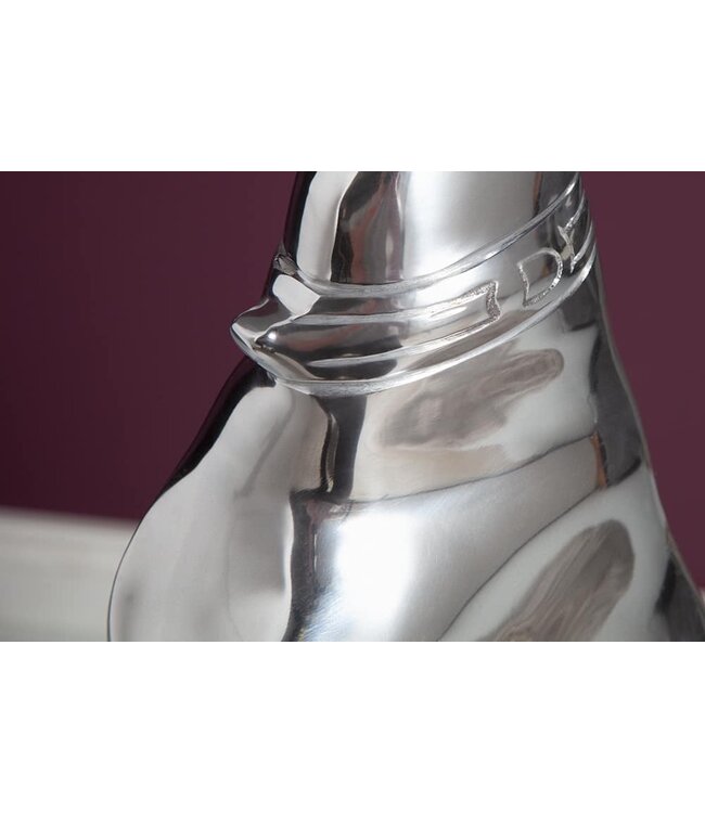 Invicta Interior Elegante Greyhound Sculptuur GREYHOUND 70cm Aluminium Design Figuur - 8891