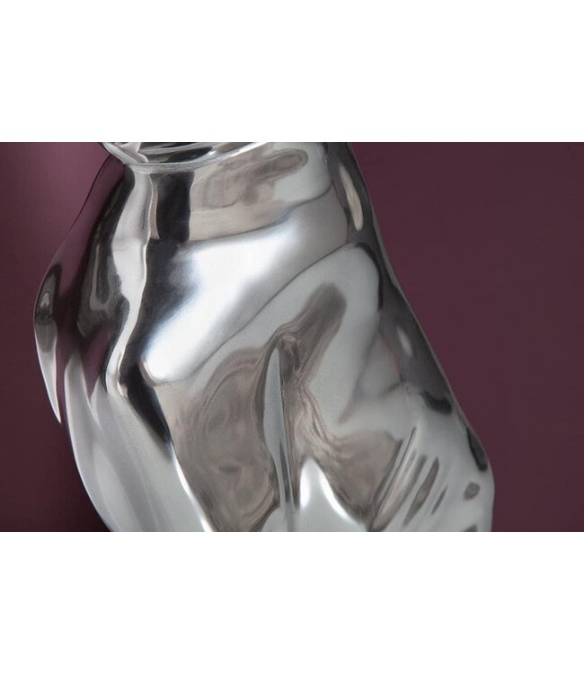 Invicta Interior Elegante Greyhound Sculptuur GREYHOUND 70cm Aluminium Design Figuur - 8891
