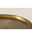 Invicta Interior Ronde bijzettafel ELEGANCIA 50cm goud antiek zwart metaal ijzer handgemaakt - 43497