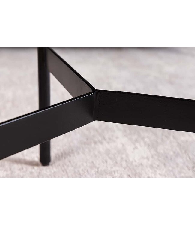 Invicta Interior Massief houten salontafel BEAUTY BY NATURE 60cm bruin Sheesham stone afwerking driehoekig - 43747