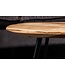 Invicta Interior Massief houten salontafel BEAUTY BY NATURE 60cm acacia driehoekig metaal zwart - 43740