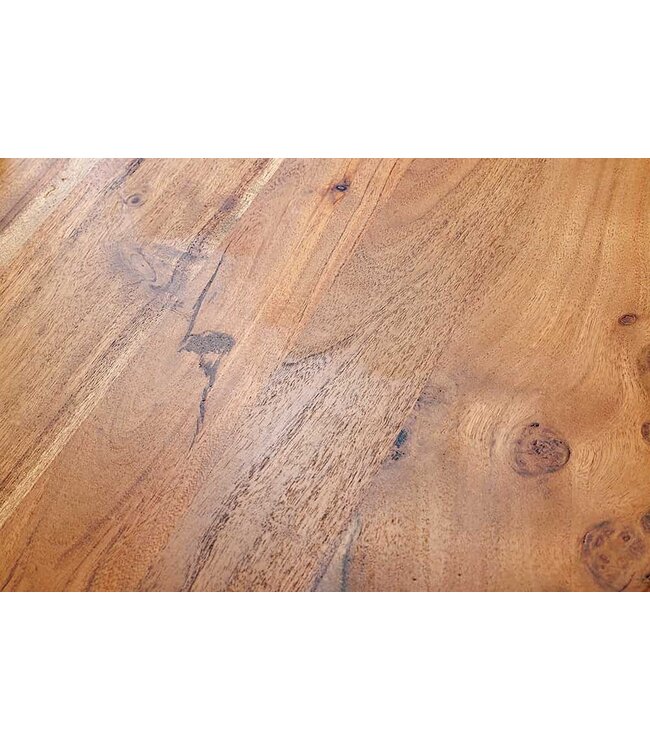 Invicta Interior Massief houten salontafel ARCHITECTURE 70 cm natuurlijke honing afwerking acacia driehoekig - 43739