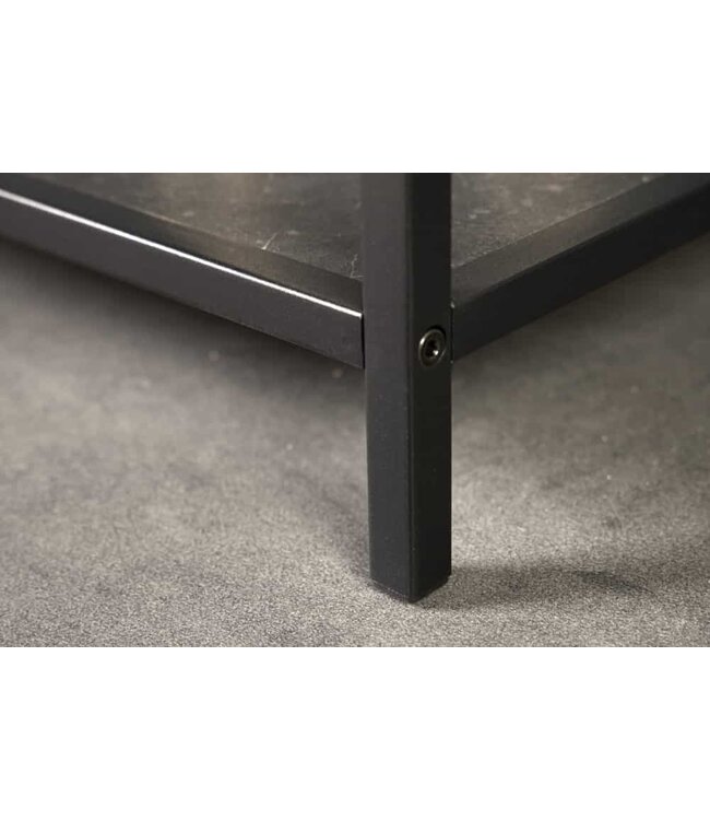 Invicta Interior Moderne boekenkast SLIM LINE 185 cm grafiet metalen staande plank - 44181