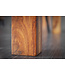 Invicta Interior Massief houten eettafel PURE 135 cm bruin sheeshamhout met een unieke nerf - 43752