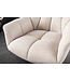 Invicta Interior Draaifauteuil PAPILLON champagne beige zwart metaal in hoogte verstelbaar met armleuning - 44226