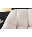 Invicta Interior Draaifauteuil PAPILLON champagne beige zwart metaal in hoogte verstelbaar met armleuning - 44226