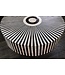 Invicta Interior Bone Inlay Salontafel HARMONY NATURE 60cm Rond Zwart Wit Goud Ingelegd Arts & Crafts - 42800