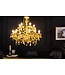 Invicta Interior Design kroonluchter CRYSTAL XL 80cm goud 15-armige kroonluchter kristallen lamp - 43168