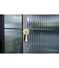 Invicta Interior Moderne vitrinekast AMSTERDAM 160 cm zwart goud dammen glazen metalen highboard kast - 43533