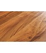 Invicta Interior Massief houten salontafel MAMMUT 110cm zwart acacia 3,5cm tafelblad boomrand - 44059