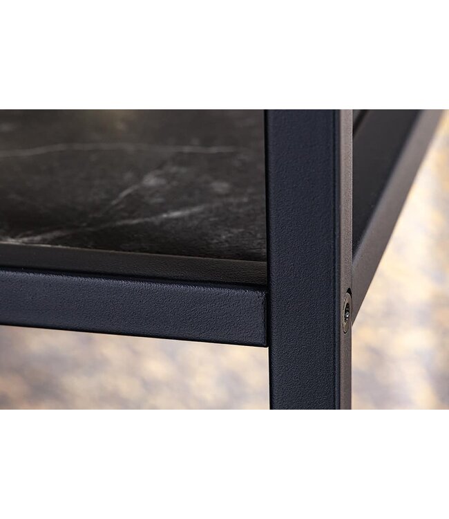 Invicta Interior Moderne boekenkast SLIM LINE 185x135cm grafiet metalen frame - 44322