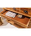 Invicta Interior Industriële barkast BODEGA 86 cm mangohouten serveerwagen met wijnrek - 42379