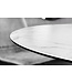 Invicta Interior Ronde eettafel ALPINE 120 cm wit marmer keramiek zwart metalen onderstel - 44230