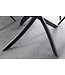 Invicta Interior Ronde eettafel ALPINE 120 cm wit marmer keramiek zwart metalen onderstel - 44230