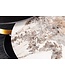 Invicta Interior Design Salontafel DANCING RINGS Zwart Ronde Draaibaar Pandora Keramiek Zwart Metaal - 44317