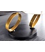 Invicta Interior Design Salontafel DANCING RINGS Zwart Ronde Draaibaar Pandora Keramiek Zwart Metaal - 44317