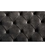 Invicta Interior Design tweepersoonsbed PARIS 180x200cm grijs olijf fluweel Chesterfield - 6541076