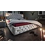 Invicta Interior Queensize tweepersoonsbed PARIS 160x200cm grijs fluweel Chesterfield design - 39993